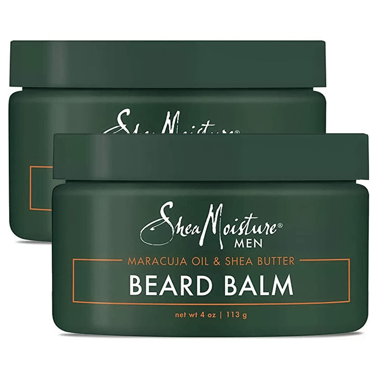 SheaMoisture Beard Balm for Men, 2-Pack – Moisturizing Shea Butter & Maracuja Oil, Gifts, 4 Oz Each