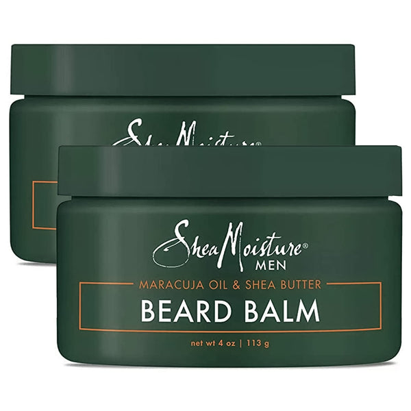 SheaMoisture Beard Balm for Men, 2-Pack – Moisturizing Shea Butter & Maracuja Oil, Gifts, 4 Oz Each