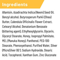 Thumbnail for Absorbine Silver Honey Hot Spot & Wound Care Ointment 2oz Tube, Manuka Honey & MicroSilver BG, Medicated for Dogs, Cats, Small Animals