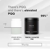 Thumbnail for Toniiq 99%+ 40mg Supplement - Ultra High Purity PQQ 40mg Concentrated Formula - PQQ 40 mg 120 Capsules - Pyrroloquinoline Quinone Supplement - 1 Capsule Serving - Vegetarian Capsules