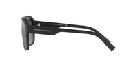 Thumbnail for A|X ARMANI EXCHANGE Men's AX4074S Rectangular Sunglasses, Matte Black/Light Grey Mirrored/Black, 57 mm