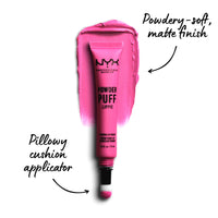 Thumbnail for NYX PROFESSIONAL MAKEUP Powder Puff Lippie Lip Cream, Liquid Lipstick - Bby (Fuchsia)