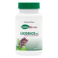 Thumbnail for NaturesPlus Herbal Actives Licorice (DGL) 500 mg - 60 Capsules, Pack of 2 - Supports Healthy Digestion & Overall Well-Being - Vegetarian, Gluten Free - 120 Total Servings