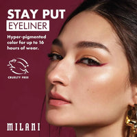 Thumbnail for Milani Stay Put Eyeliner - Semi-Sweet (0.01 Ounce) Cruelty-Free Self-Sharpening Eye Pencil with Built-In Smudger - Line & Define Eyes with High Pigment Shades for Long-Lasting Wear