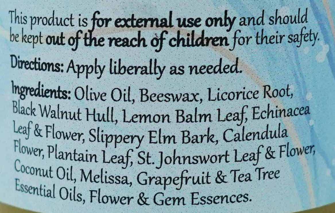 WiseWays Herbals: Salves for Natural Skin Care, Lemon Balm Salve 2 oz