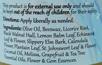 Thumbnail for WiseWays Herbals: Salves for Natural Skin Care, Lemon Balm Salve 2 oz