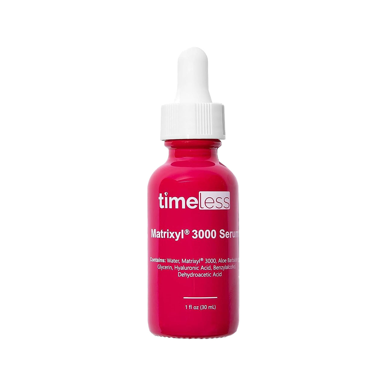 Timeless Skin Care Matrixyl 3000 Serum - Personal Care Face Serum Supports Hydration - with Hyaluronic Acid - Fragrance-Free - for Skin Care - 1 oz