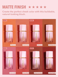 Thumbnail for SHEGLAM Color Bloom Liquid Blush Makeup for Cheeks Matte Finish - Love Cake