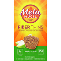 Thumbnail for Metamucil MultiGrain Fiber Wafers Apple Crisp - 12 ct, Pack of 2