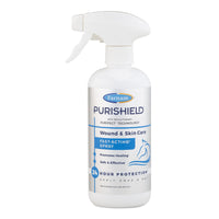 Thumbnail for Farnam Purishield Wound & Skin Fast Acting Spray, All-purpose cleaner with 24 hour protection promotes healing and skin repair for horses, dogs, cats and livestock, 16 Ounces