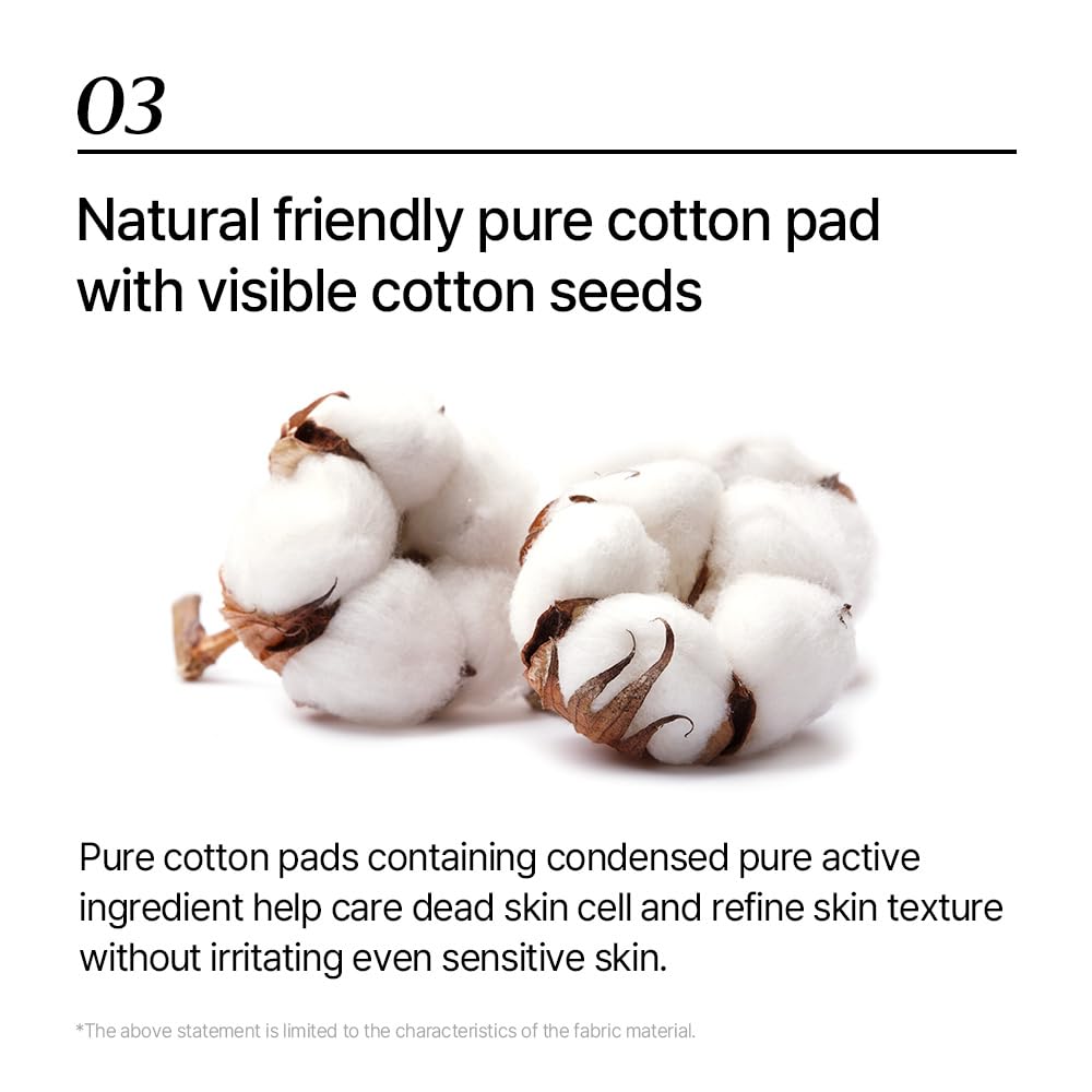 mixsoon Bean Toner Pad,Moisturizing, Elasticity,Exfoliation, Bean Extracts, Cotton Pad (180ml/6.08fl.oz/70 Sheets)
