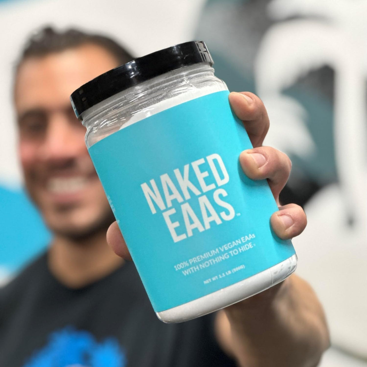NAKED Chocolate Peanut Butter Mass Protein 8LB - EAAs (50 Servings) - BCAAs (100 Servings) – Bulk; Vegan; Non-GMO; Gluten Free; Soy Free