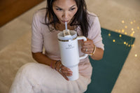 Thumbnail for STANLEY Quencher H2.0 Tumbler with Handle and Straw 40 oz | Flowstate 3-Position Lid | Cup Holder Compatible for Travel | Insulated Stainless Steel Cup | BPA-Free | Frost
