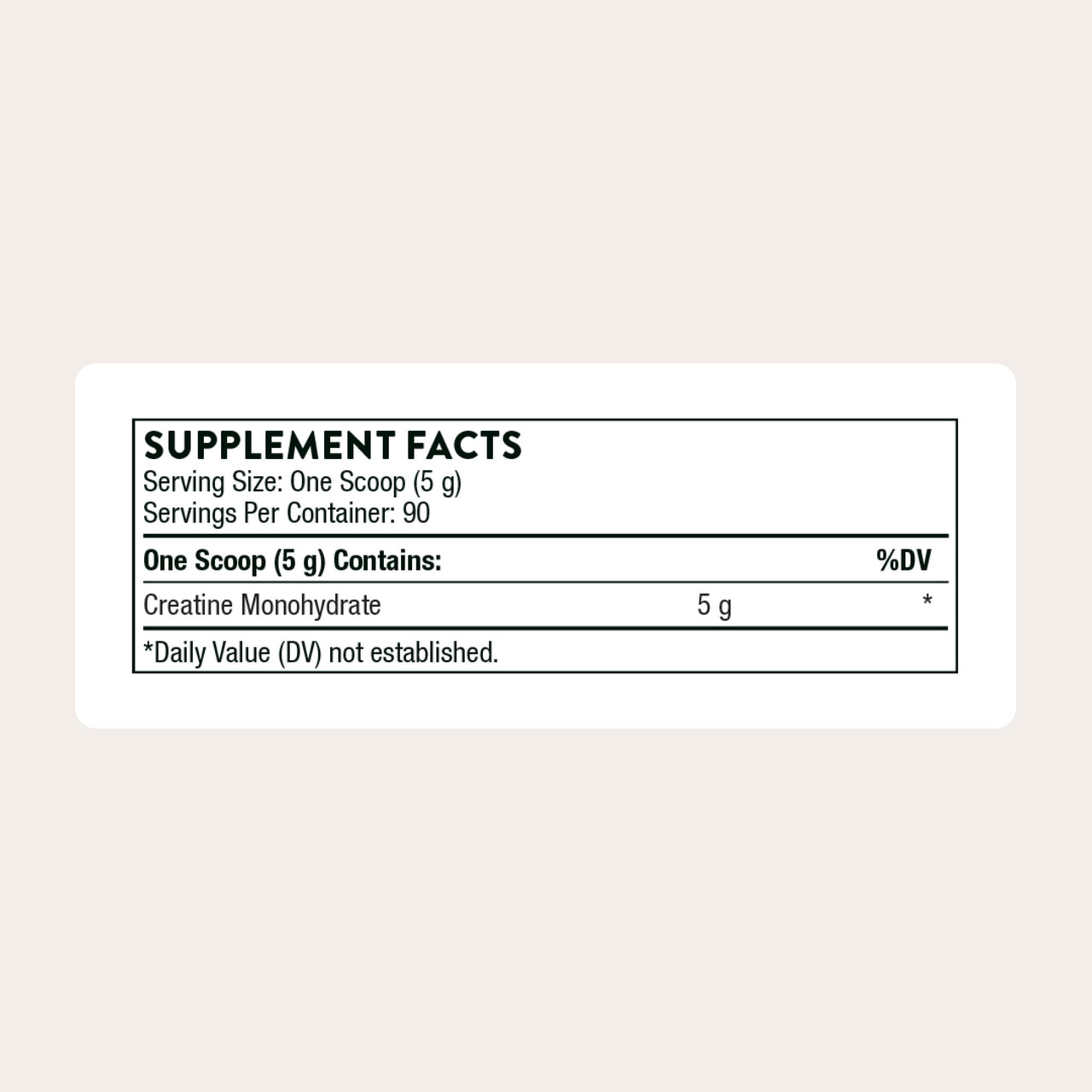 THORNE Creatine - Micronized Creatine Monohydrate Powder - Support for Muscles & Cognitive Function* - for Women & Men - Unflavored - NSF Certified for Sport - 5 g per Serving - 90 Servings