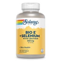 Thumbnail for Solaray Bio E with Selenium Supplement, 400iu, 120 Count