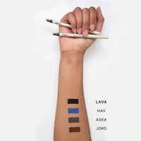 Thumbnail for IDUN Minerals Creamy Eyeliner - Precision Pen for Flawless Eye Looks - Skin Nourishing Mineral Formula - Fine Tipped Point and Angled Smudging Tool for Sharp or Smoky Designs - 101 Lava - 0.012 oz