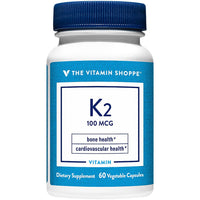Thumbnail for The Vitamin Shoppe Vitamin K2 MK-7 100 MCG - Bone Density & Arterial Health | Menaquinone-7 | 60 Capsules | Vegan