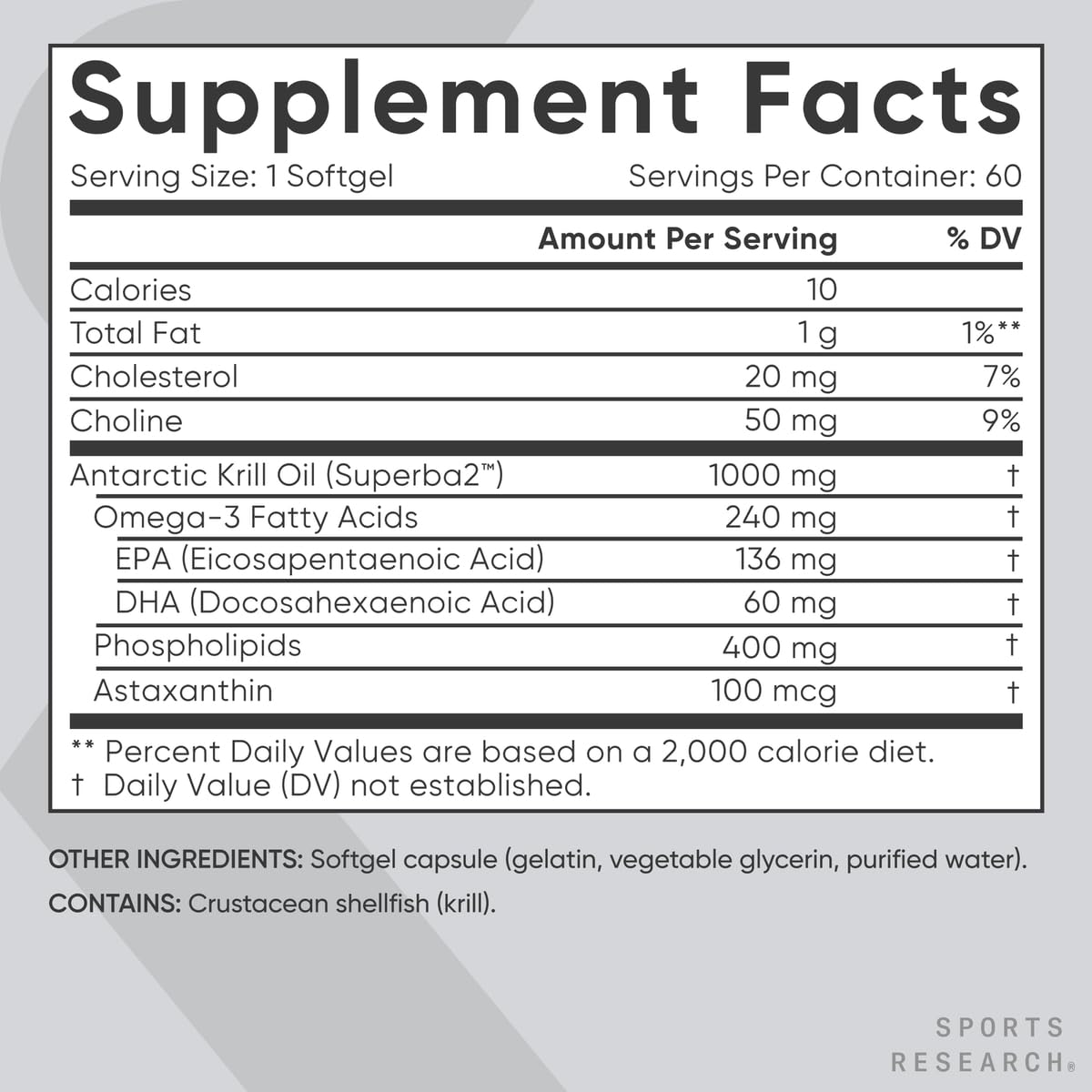 Sports Research® Rejuvenate Duo - 1000mg Krill Oil Supplement with EPA & DHA Omega-3, Phospholipids & Astaxanthin from Antarctic Krill + Biotin-Infused Collagen Peptides Complex with Hyaluronic Acid
