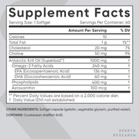Thumbnail for Sports Research® Rejuvenate Duo - 1000mg Krill Oil Supplement with EPA & DHA Omega-3, Phospholipids & Astaxanthin from Antarctic Krill + Biotin-Infused Collagen Peptides Complex with Hyaluronic Acid