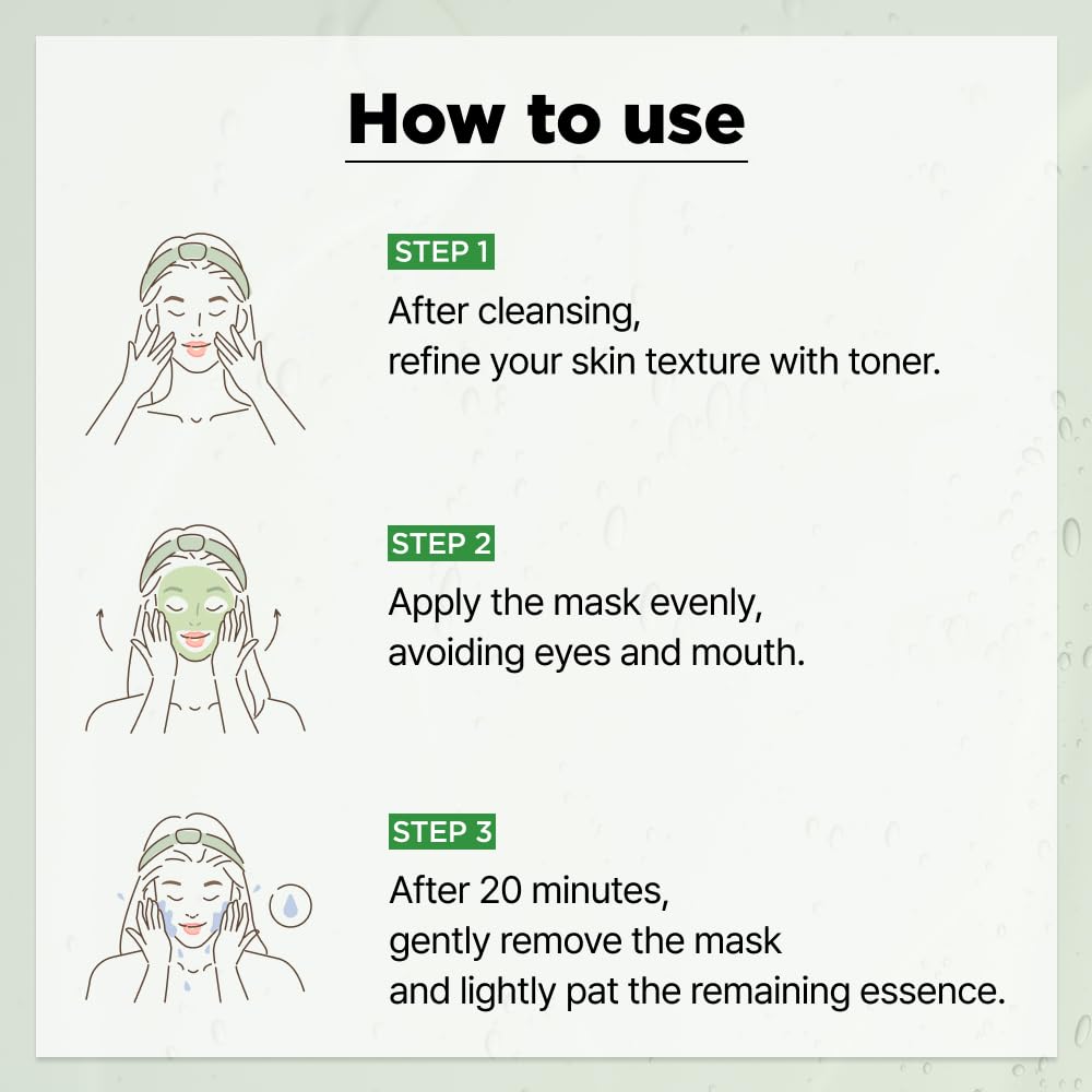 ISOI CICAGO Cica SOS Mask Pack, Intensive Soothing & Hydration Care for Sensitive & Irritated Skin, Fast-Acting Relief, Korean Skin Care (5EA)