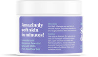 Thumbnail for ASUTRA Dead Sea Salt Essential Oil Body Scrub Exfoliator (Soothing Lavender), 16 oz - Ultra Hydrating, Gentle, & Moisturizing - Coconut, Lavender, and Bergamot Oils