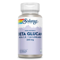 Thumbnail for SOLARAY Beta Glucan Supplements - Immune Support - Heart and Digestive Support with Beta Glucan Fiber from Baker's Yeast - High Potency, 60-Day Guarantee - 30 Servings, 30 VegCaps