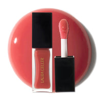 Thumbnail for LAURA GELLER NEW YORK Fine Shine Glossy Lip Oil, Rose Garden - Hydrating Squalane - Pink Lip Gloss