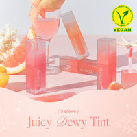 Thumbnail for dasique Juicy Dewy Tint (14 Peach Crush) 0.12 oz | Light Application with moisture | Long-wearing Glossy Lip Stain, Non-sticky | Vegan, Cruelty-free | K-beauty
