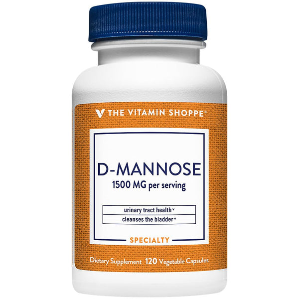 D-Mannose for Urinary Tract Health a" 1,500 MG (120 Vegetable Capsules)