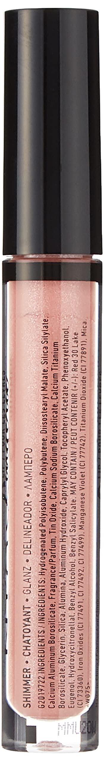 NYX PROFESSIONAL MAKEUP Lip Lingerie Shimmer, Lip Gloss - Spirit (Nude Pink)