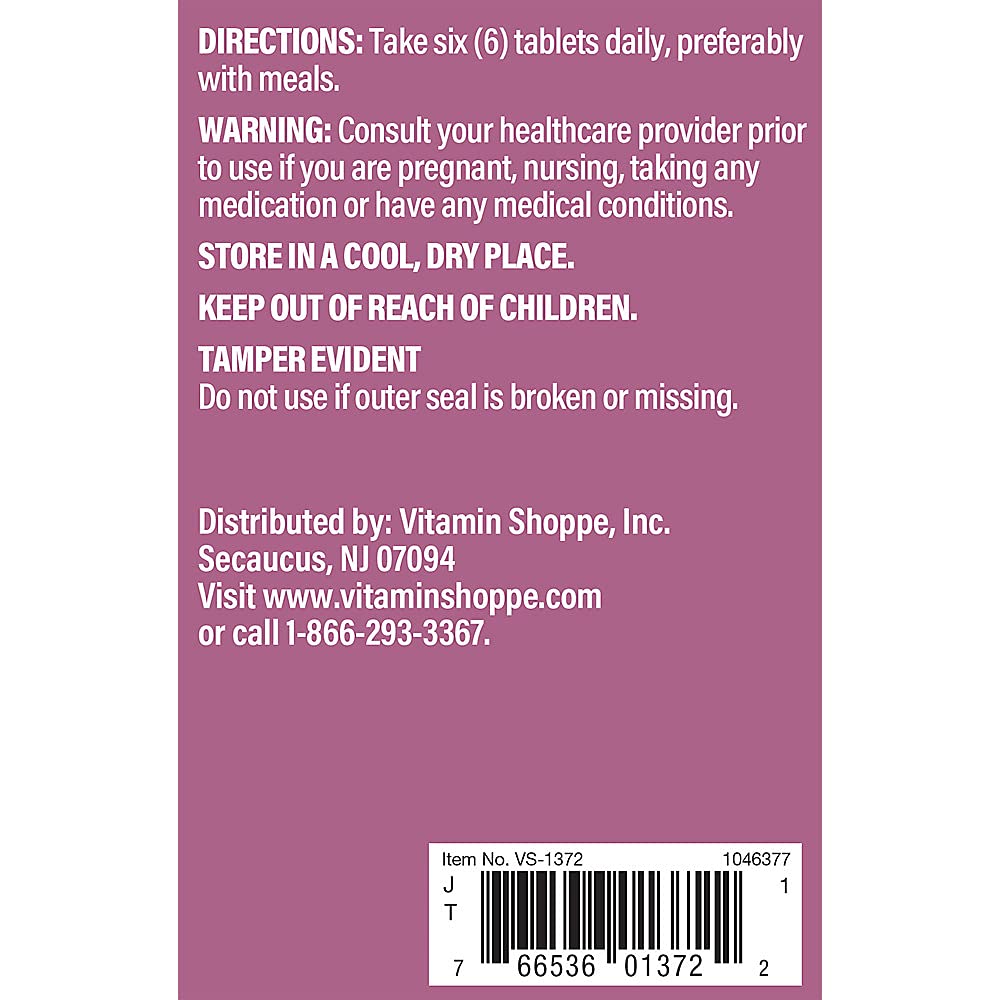 The Vitamin Shoppe Brewer's Yeast 3,900MG, Superfood, Source of B Vitamins, Naturally Occurring Trace Minerals (500 Tablets)