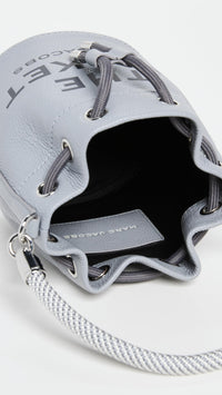 Thumbnail for Marc Jacobs Women's The Leather Bucket Bag, Wolf Grey, One Size