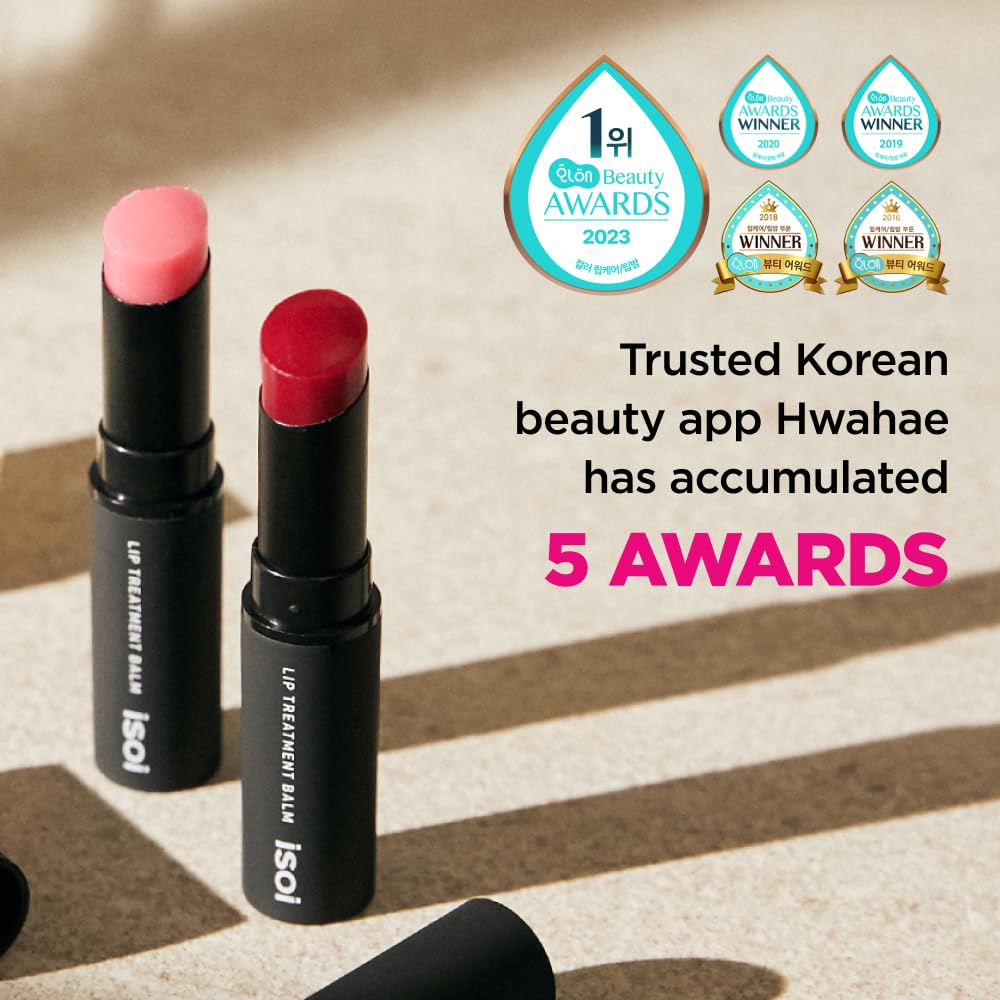 isoi 1st Class Bulgarian Rose Lip Treatment Balm 5g (Baby Pink) - Korean Moisturizing Lip Balm