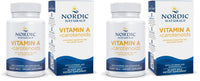 Thumbnail for Nordic Naturals Vitamin A + Carotenoids, Unflavored - 30 Soft Gels - Lycopene & Astaxanthin - Supports Skin, Cellular Health - Non-GMO - 30 Servings (Pack of 2)