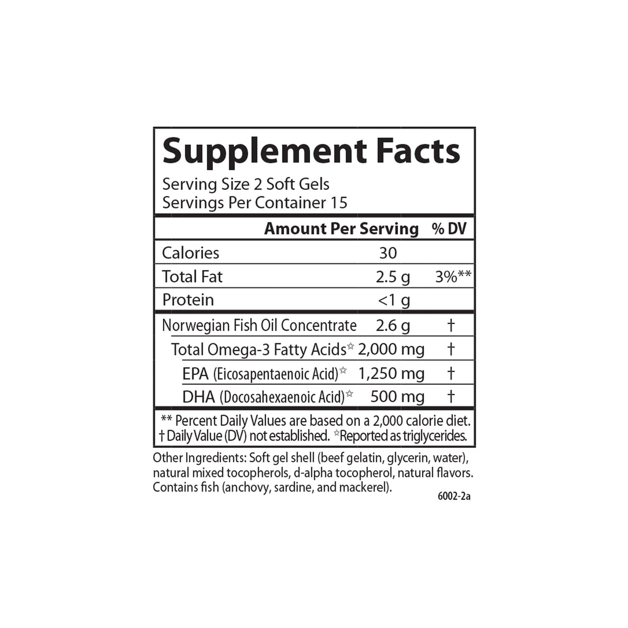 Carlson - Maximum Omega 2000 Grab + Go Packs, 2000 mg Omega-3s, Wild-Caught, Norwegian Fish Oil Supplement, Sustainably Sourced Fish Oil Capsules, Lemon, 30 Softgel Pack
