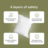 Thumbnail for Grab Green Stoneworks Laundry Detergent Pods, Olive Leaf, 50 Loads (Pack of 1) - EPA Safer Choice Certified, Powered by Naturally Derived Plant & Mineral-Based Powder