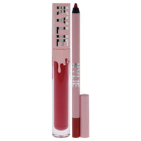 Thumbnail for Matte Lip Kit - 503 Bad Lil Thing by Kylie Cosmetics for Women - 2 Pc 0.10oz Matte Liquid Lipstick, 0.039oz Lip Liner