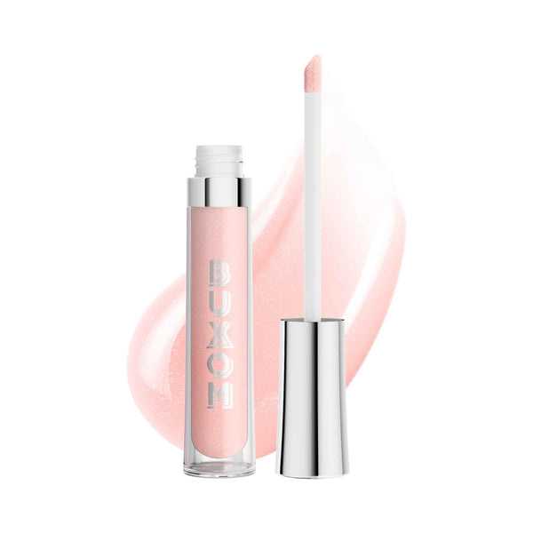 Buxom Full-On Plumping Lip Polish, Tinted Lip Plumper Gloss with Peptides & Vitamin E, High-Shine Lip Gloss that Nourishes, Vegan, AT Dylan (Sheer Rose Shimmer)