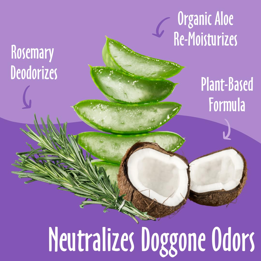 earthbath, Mediterranean Magic Dog Shampoo - Deodorizing Shampoo for Dogs, Rosemary Scented Dog Wash, Made in USA, Shampoo for Smelly Dogs, Cruelty Free Pet Shampoos - 16 Oz (1 Pack)