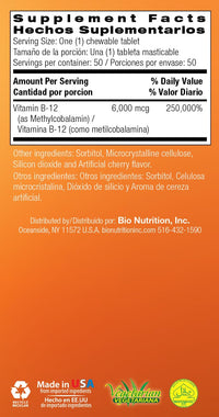 Thumbnail for Bio Nutrition B-12 Sublingual Tablet, 50 Count