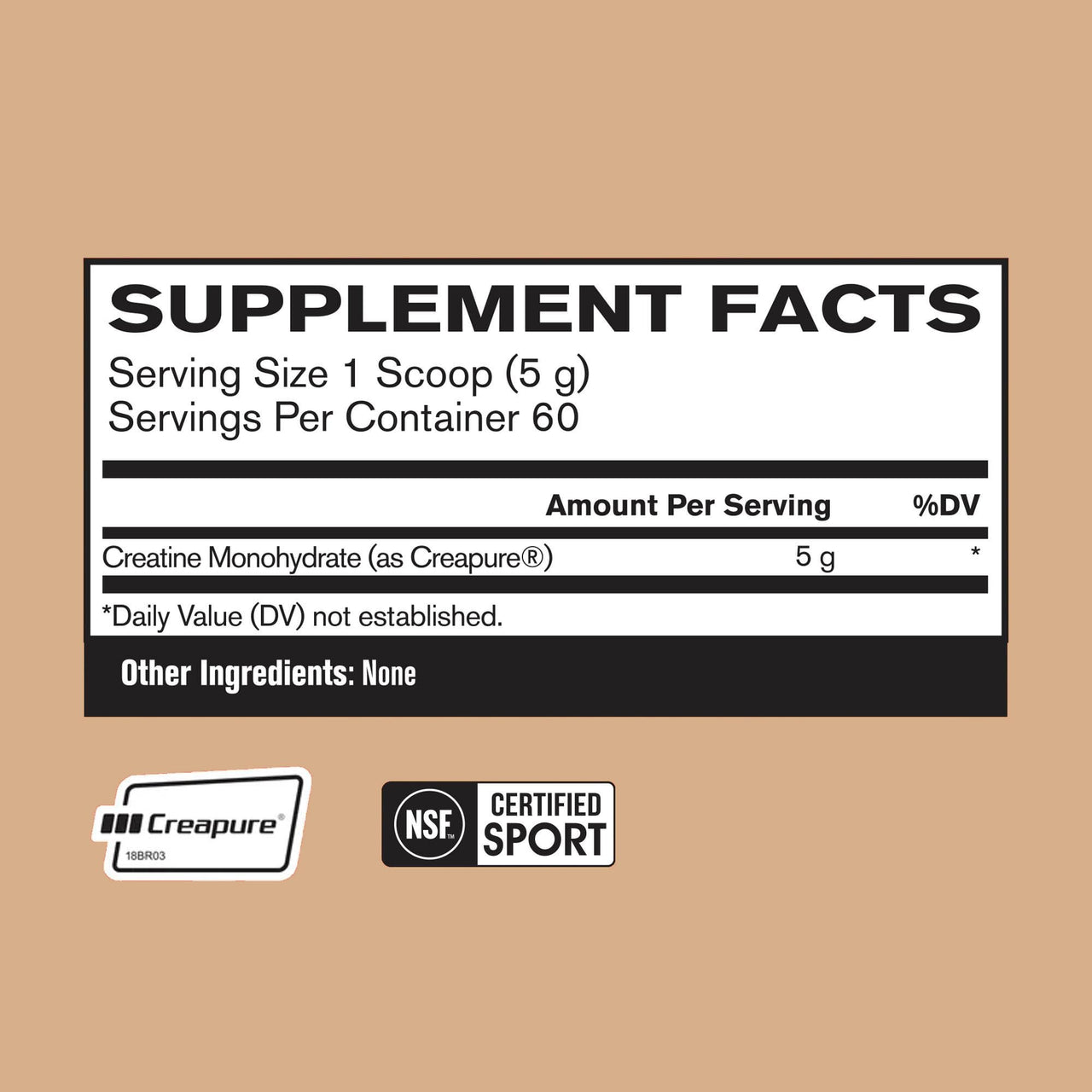 BARE PERFORMANCE NUTRITION, BPN Pure Creatine Monohydrate Powder by Creapure, 5g of Creatine per Serving, Supports Muscle Growth, Unflavored Creatine Powder, 60 Servings