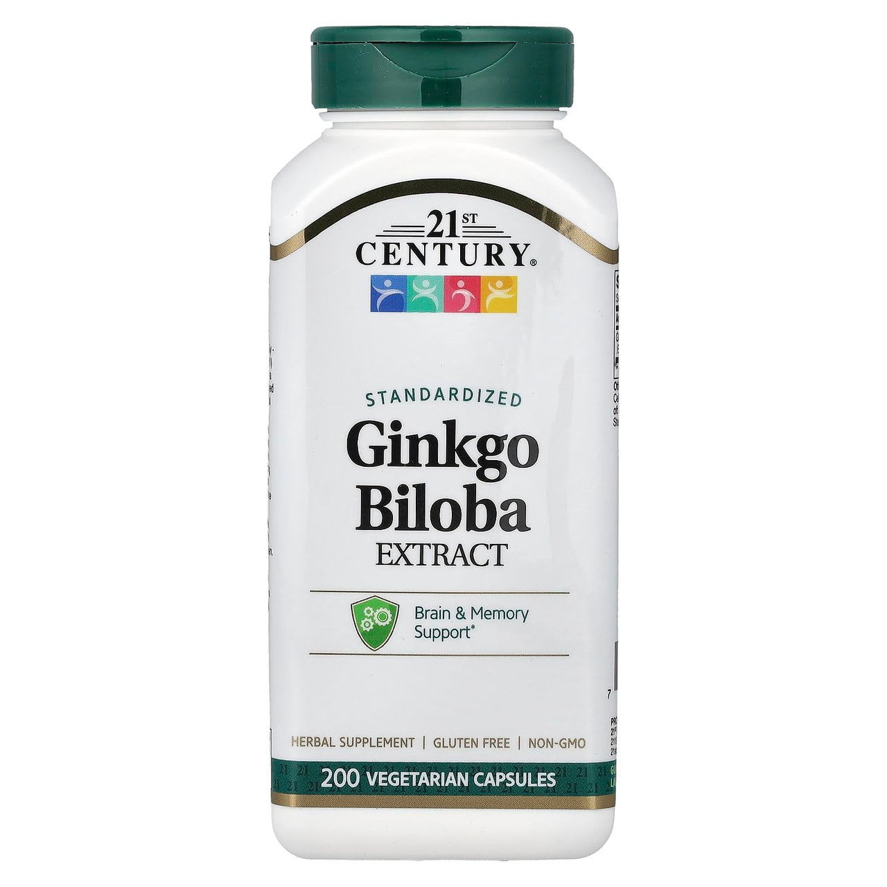 21st Century Ginkgo Biloba Extract Veg-Capsules, 200-Count (21687)