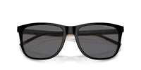 Thumbnail for A|X ARMANI EXCHANGE Men's AX4070S Square Sunglasses, Black/Grey Polarized, 57 mm