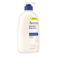 Thumbnail for Aveeno Skin Relief Fragrance-Free Body Wash with Triple Oat® Complex, Gentle Daily Cleanser for Sensitive Skin Leaves Itchy, Dry Skin Feeling Soothed & Moisturized, 33 fl. oz