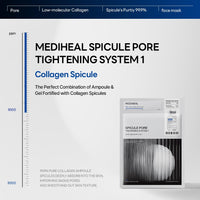 Thumbnail for Mediheal Collagen Spicule 1000ppm Intensive Serum – Micro Needle Serum for Pore Care, Soothing & Skin Texture Improvement, 2-Step,Collagen Spicule Ampoule and Gel Mask Set,Skin Booster,4pcs