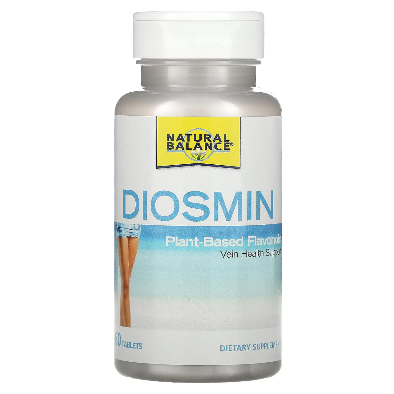 Natural Balance Diosmin 500mg - Diosmin Hesperidin Blood Circulation Supplements - Plant Based Flavonoids Supplements for Circulatory and Vascular Support, Lab Verified, 60-Day Guarantee, 60 Servings