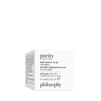 Thumbnail for philosophy purity made simple hydra-bounce eye gel - with meadowfoam seed oil, shea butter & gingko extract – provides 24-hour hydration for brighter & smoother skin - 0.5 fl oz