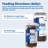 Thumbnail for Probios for Dogs Soft Chews, Probiotics for Dogs, Daily Supplement for Gut Health, Digestion & Immune Support, Medium & Large Breeds, 8.46oz