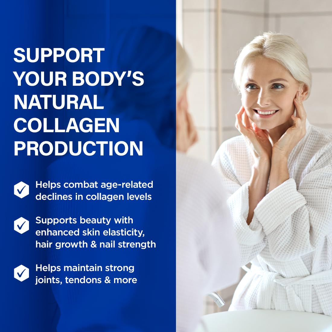 BioTrust Ageless Collagen Booster, Powerfully Support Beauty from Within, Vegan Collagen Builder for Glowing Skin, Gorgeous Hair, Beautiful Nails, Healthy Joints, 60 Capsules (30 Servings)