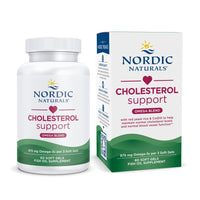Thumbnail for Nordic Naturals Cholesterol Support, Lemon - 60 Soft Gels - 975 Omega-3 + Red Yeast Rice & CoQ10 - Normal Cholesterol, Antioxidant Support - EPA & DHA - Non-GMO - 20 Servings